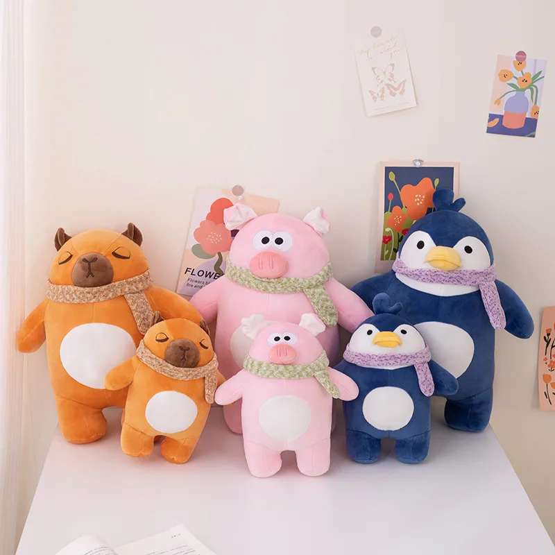 2025 new cartoon animal doll cute plush toy children accompany doll sofa small doll factory direct sales can be customized