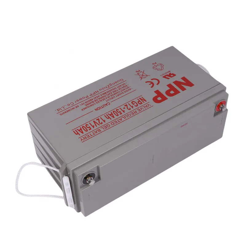 NPP NPG12-150 12V150AH свинцово-кислотный необслуживаемые батареи источник питания EPS DC экран аварийный