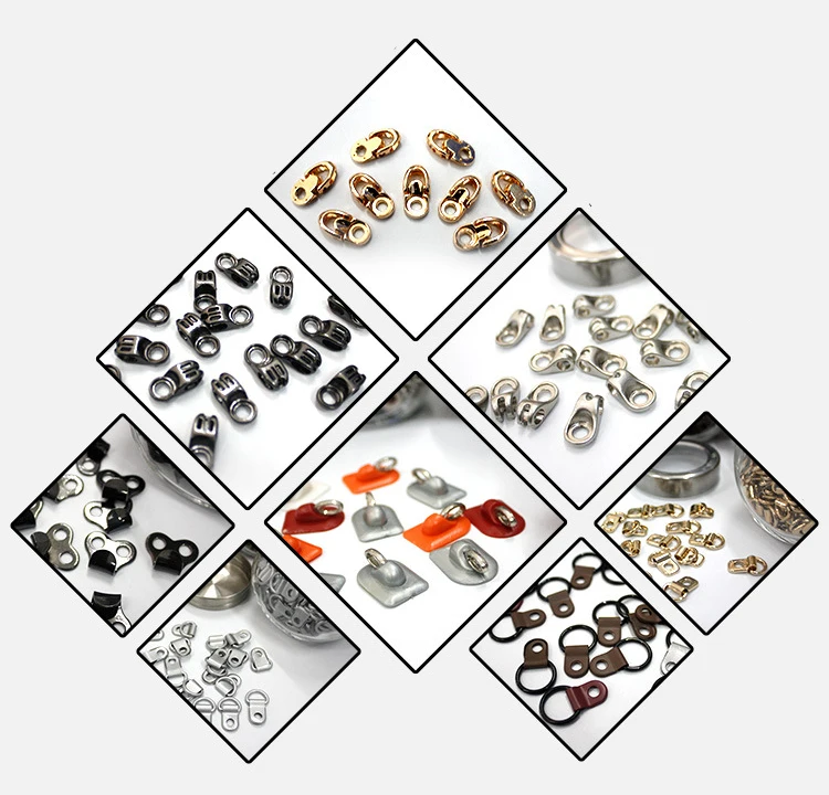 Colorful Zinc Alloy Metal Speed Shoe Lace Hook / Shoes Eyelets And Hooks For Climbing Boot