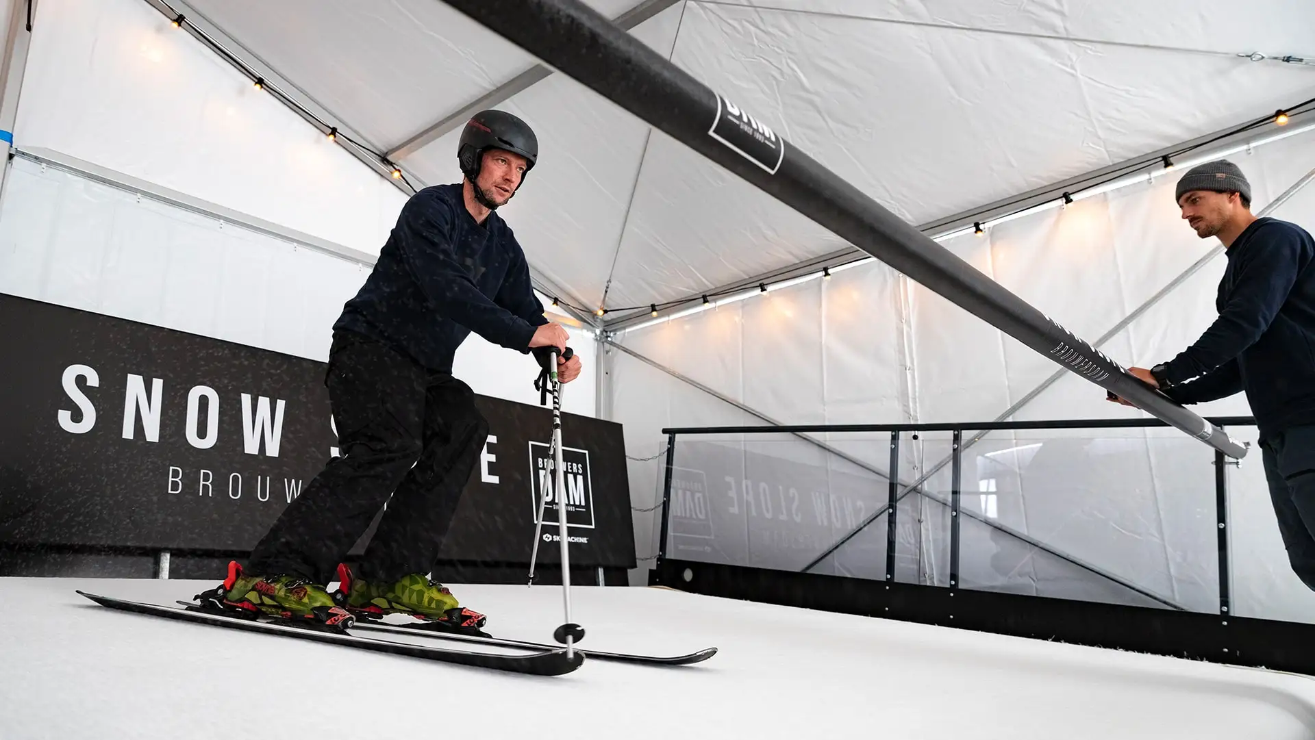 HANWEI GRASS new product High Quality Synthetic Artificial Skiing Carpet Skiing Artificial Grass SKI grass