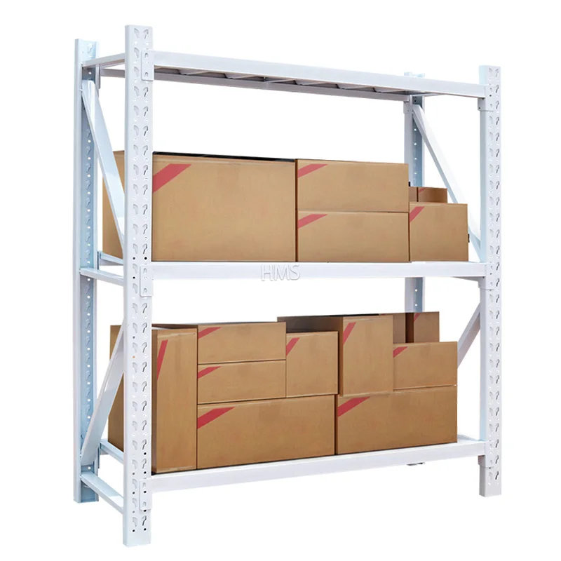 4 Tier Wholesale Black Industrial Heavy Duty Shelving Industrial Shelving Unit Warehouse Rack Storage Shelves