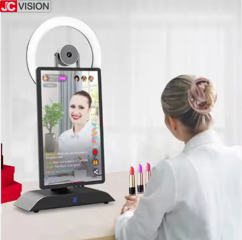 JCVISION New Arrival 15.6 inch 2K video device Broadcast Equipment all-in-one Live Streaming Machine for facebook tiktok youtube