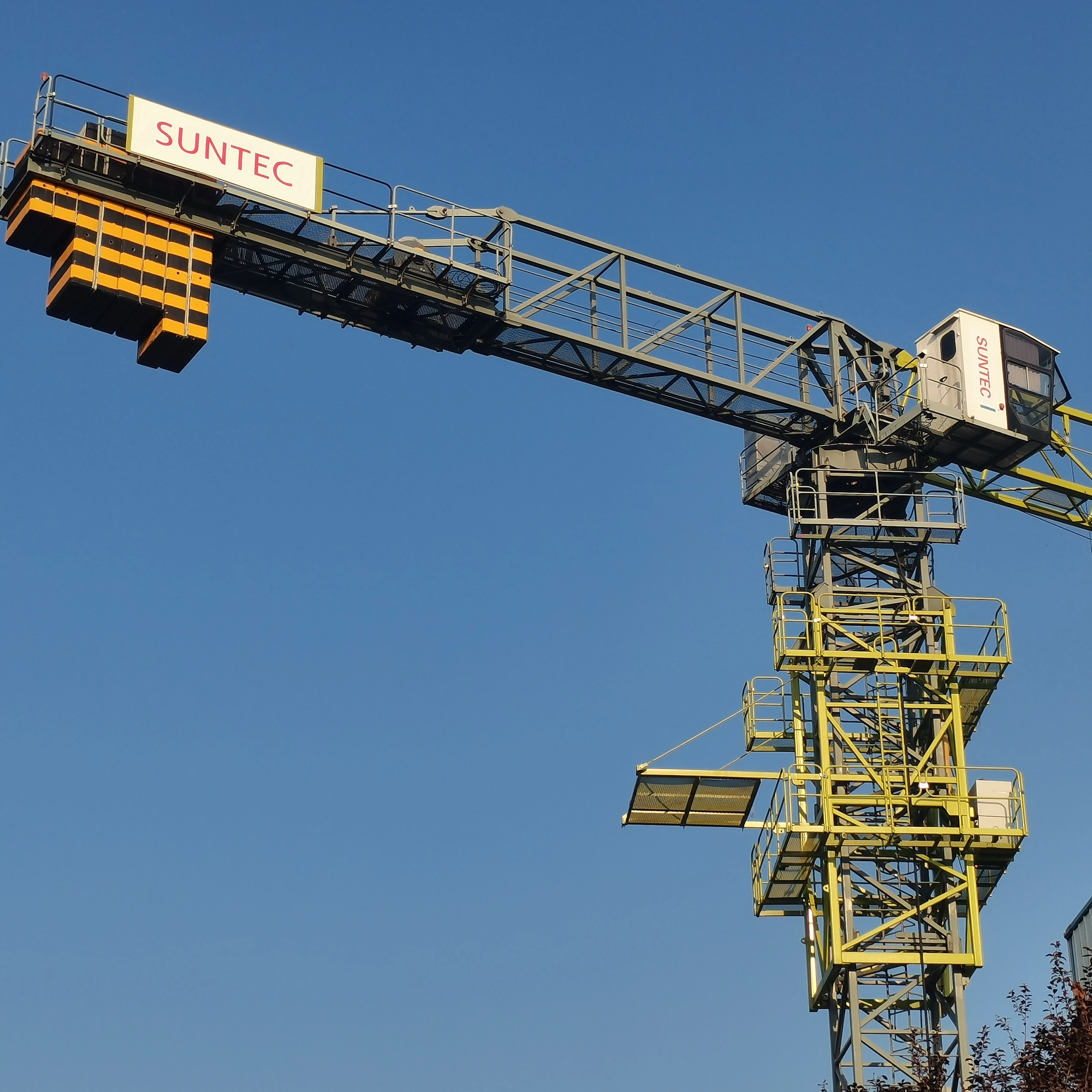 Widely Used Construction Machinery 6 Ton Flat Top Tower Crane PT6013-6 CE