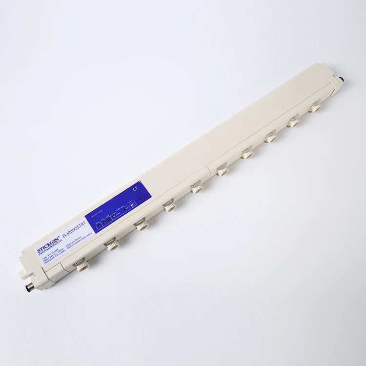 New static eliminator machine DC 24V air ionizer custom length size anti static ion bar for plastic industrial