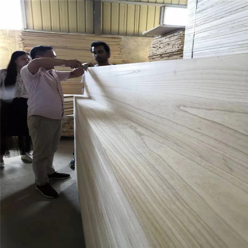 Wholesale paulownia solid wood panel paulownia wood door core sheet