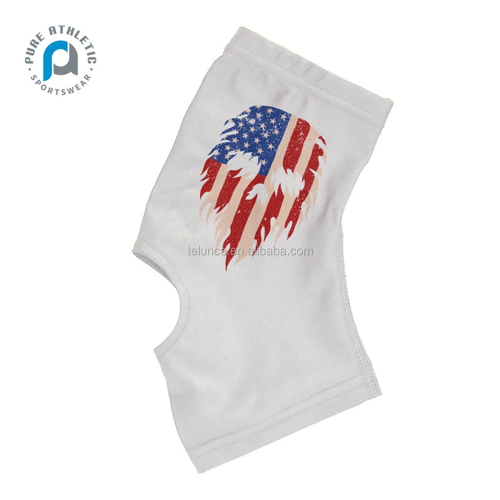 Pure wholesale customized blank plain solid white cleat covers football spats shoes covers