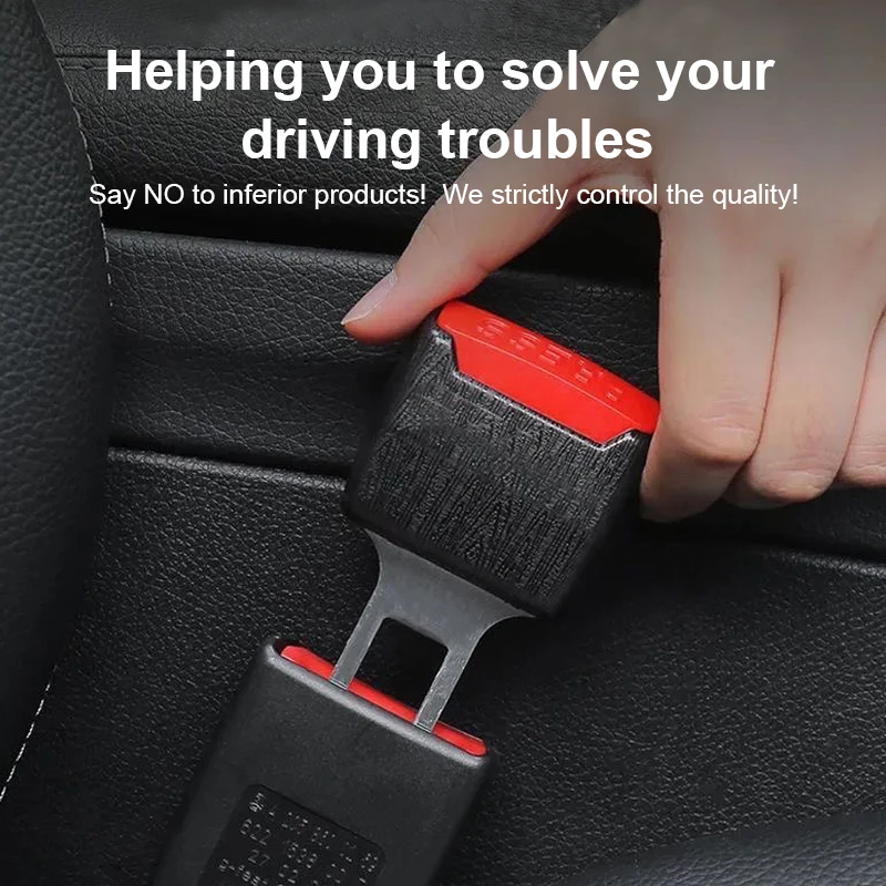 Car Seat Buckles Alert Silencer Auto Seat Belt Extender Car Seat Belt Buckle