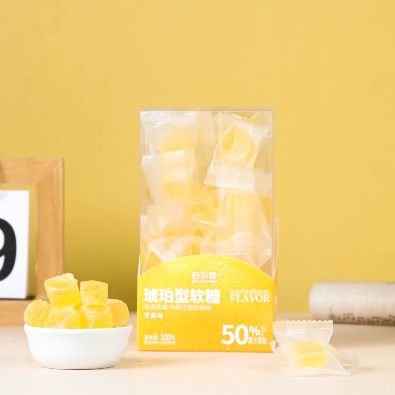 Оптовая продажа в коробке жевательные конфеты со вкусом фруктов с 50% содержанием сока вкусные но не липкие резиновые офисные