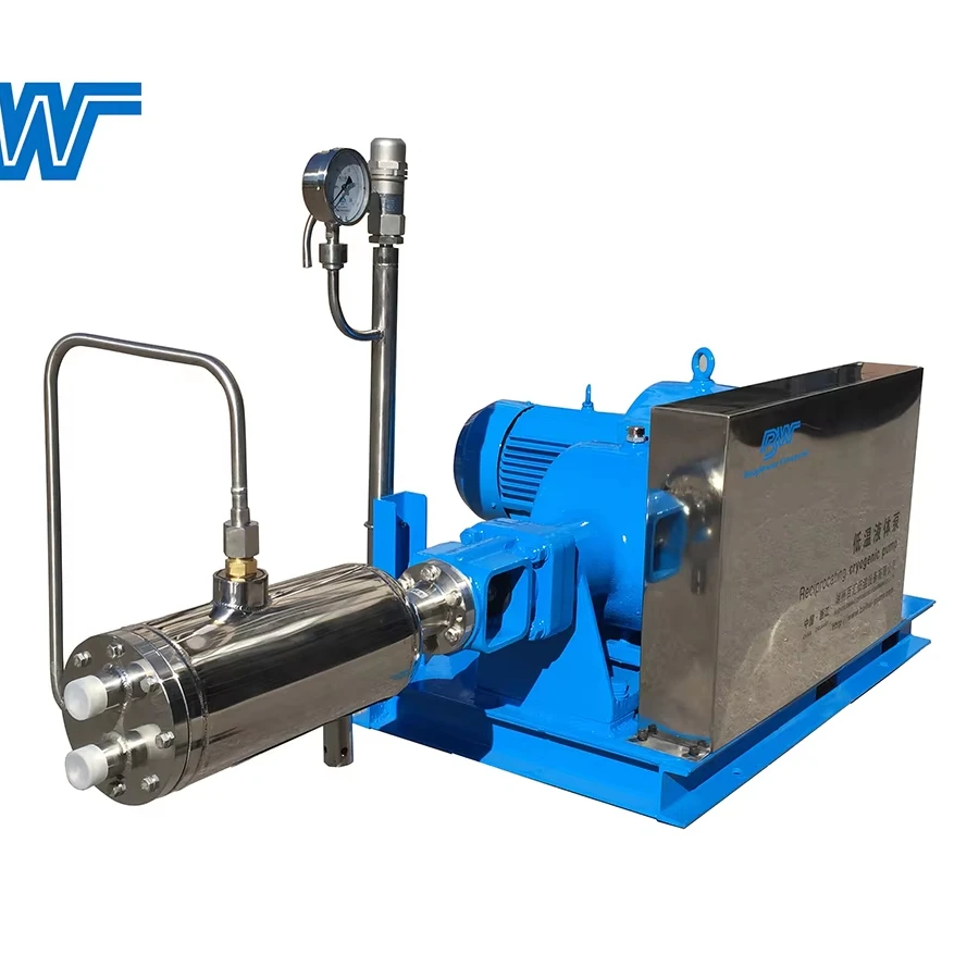 High pressure cryogenic Liquid Oxygen Nitrogen Triplex 3 Piston Filling Pump