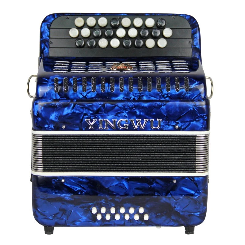 Музыкальный инструмент для детей и взрослых, 25 клавиш, 12 МБ, Красный B/C, гармошкой YINGWU