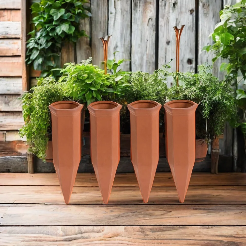 Оптовая продажа Терракотовая система самоорошения поливные шипы для использования в питомнике на открытом воздухе цветочных Горшков