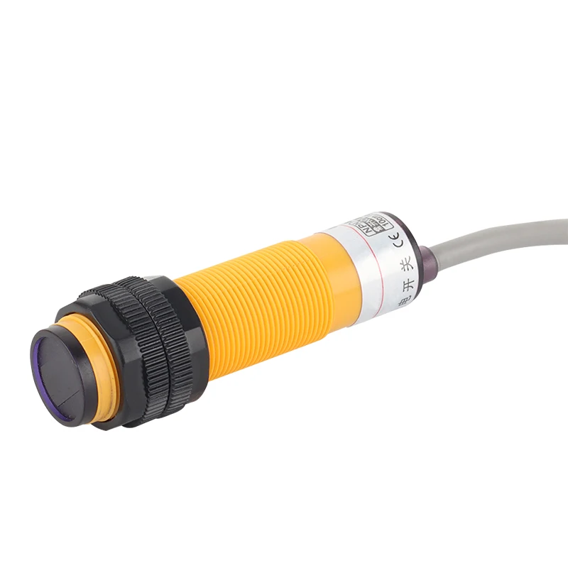 E3F-DS10C4 Proximity Switch Photoelectric Sensor Switch 10CM Detection Range Adjustable NPN PNP NC NO 6-36V 4pin photo sensor