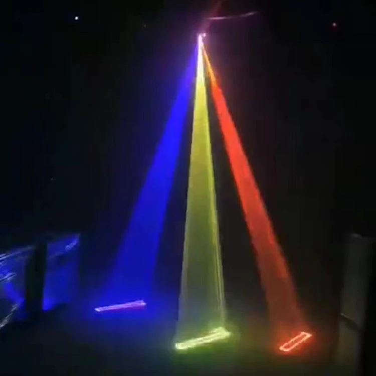  Профессиональное освещение для диджея 2 Вт/5 Вт/8 Вт RGB Лазерное анимации 3D светодиодное