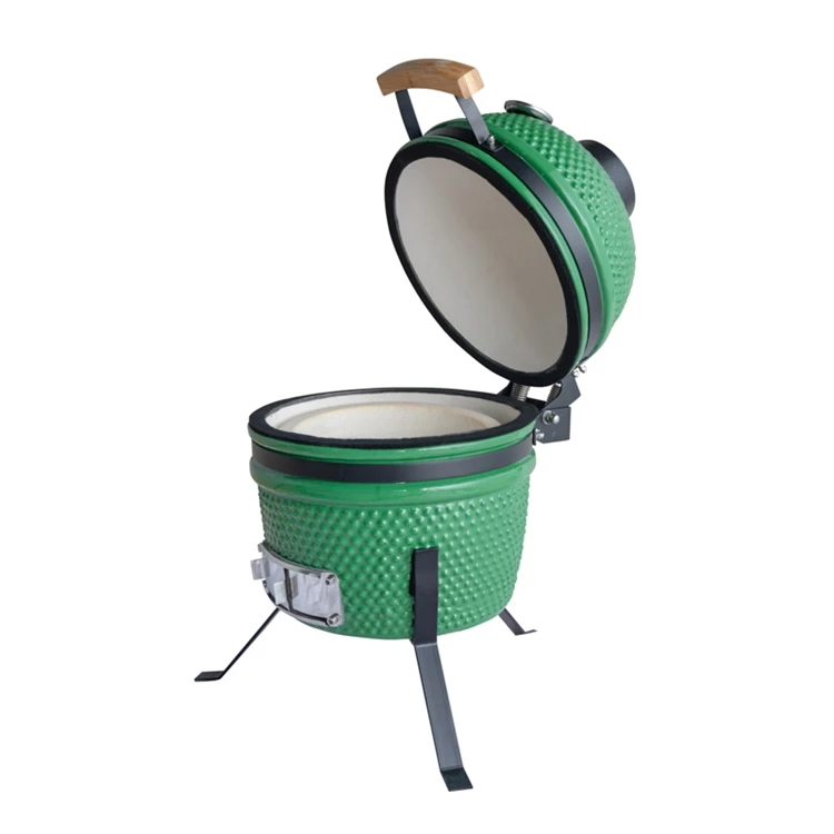 Factory Supply Egg Pellet Red Stove Wood Pellet Bbq Garden Kitchen Kamado Grill