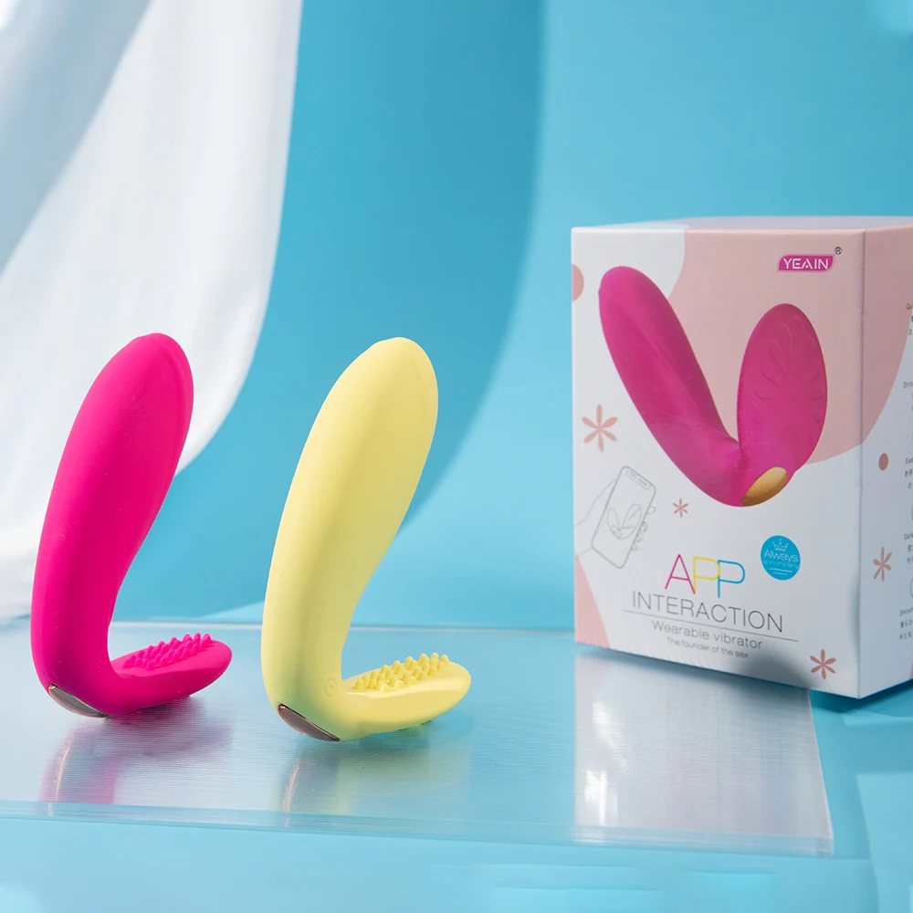 New Couple Long Distance Relationship Lovers Dildo With Dual Motors APP Remote Control Wearable Vibrator For Female