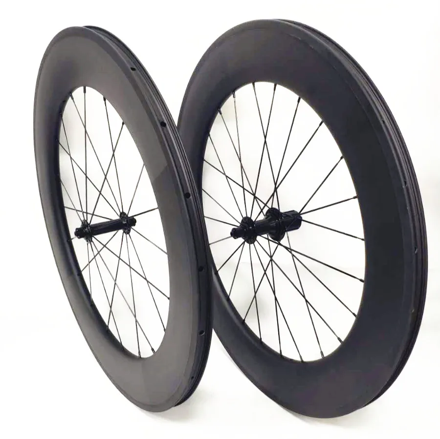 promotion toray t700 88mm depth UD tubeless clincher wheels 700C road bike carbon wheels
