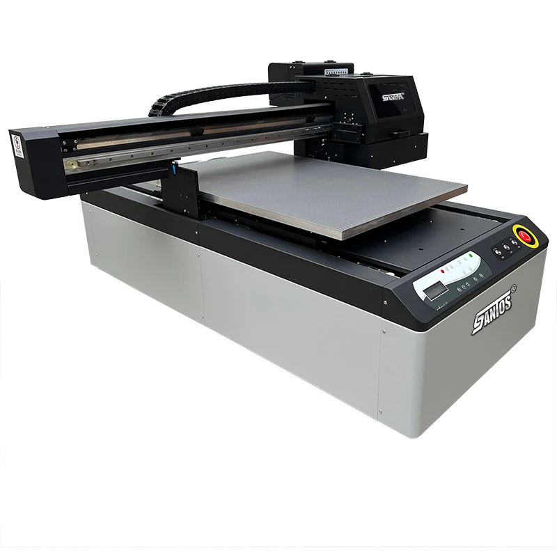 inkjet printers uv6090 flatbed printer digital a1 uv Flatbed  printing machine With 3pcs Xp600 Printhead