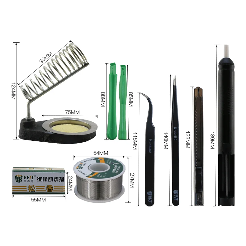 New Multifunctional Mobile Phone And Laptop Repairing Tools Kit with Soldering Iron Multimeter