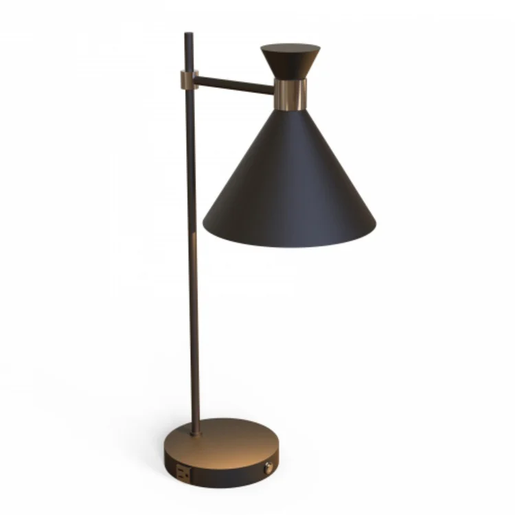 Led Table Lamp Home Decor Hotel Lighting Fixture Nordic Rechargeable Metal Table Lamp for Hotel Living Room Desk Lamp