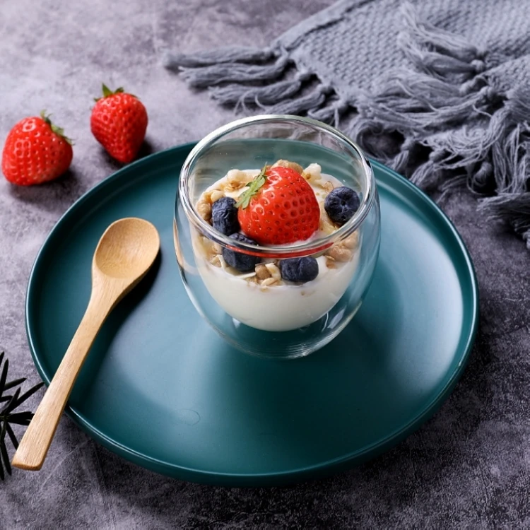 Drinking Glasses 100ml 250ml 350ml 450ml double wall glass cup Wholesale coffee glass cup