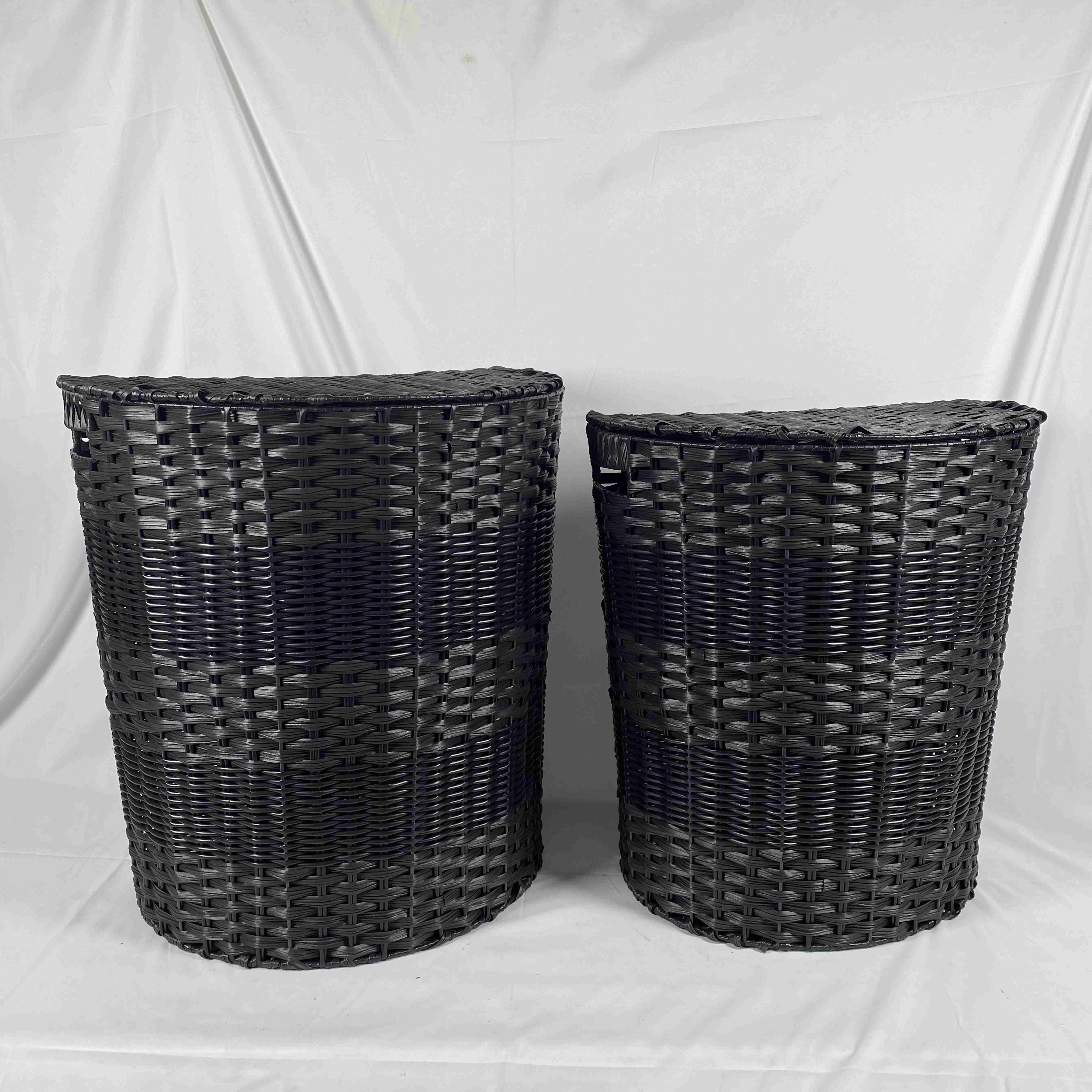 Hot selling Wholesale laundry baskets with lids storage baskets for clothes plastic laundry basket