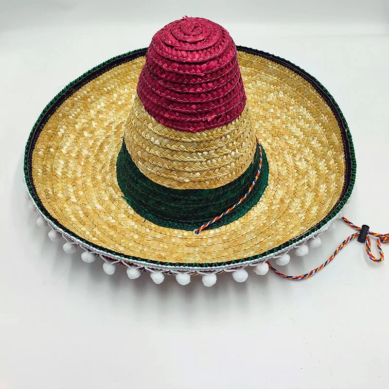 Оптовая продажа испанская соломенная шляпа Mariachi Mexico мексиканские соломенные шляпы Charro Sombrero для вечеринки
