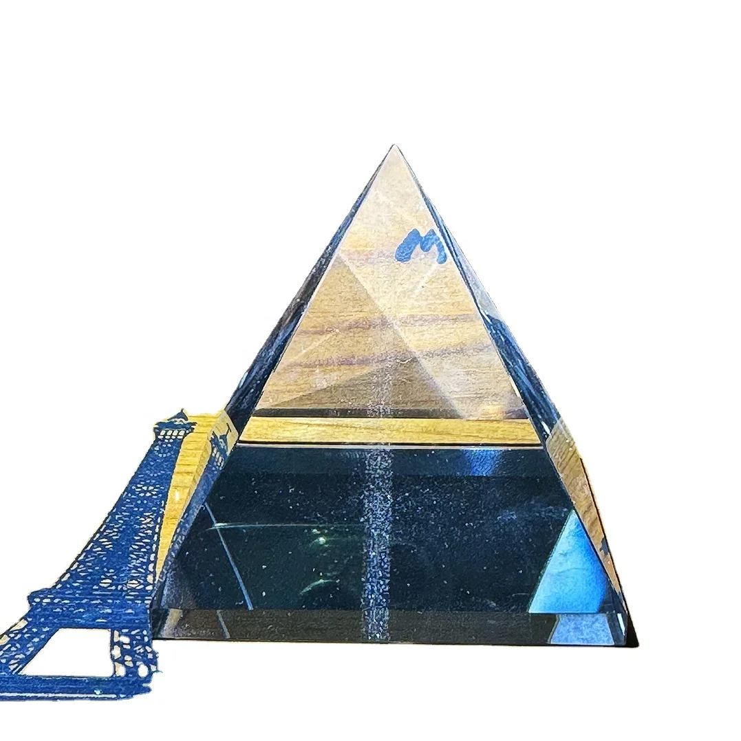 Customized special Square Russia piezo quartz Pyramid Master Healer Pyramid Clarity Meditation Reiki Healing