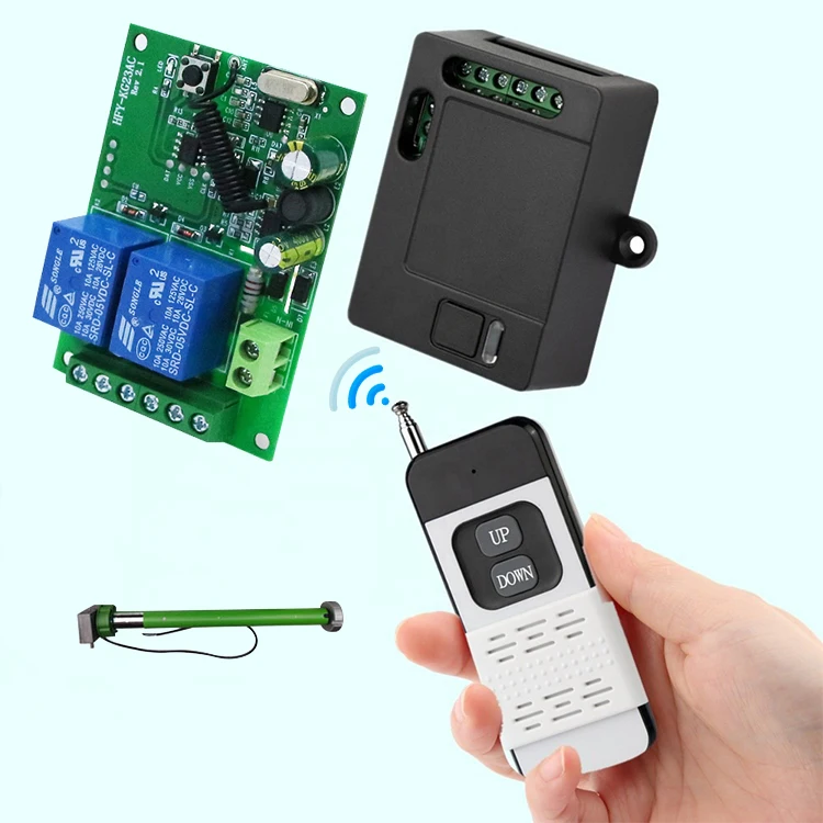 433Mhz Universal Wireless Remote Control Switch AC 85V ~ 250V 110V 220V 2CH Relay Receiver Module and RF 433 Mhz Remote Controls