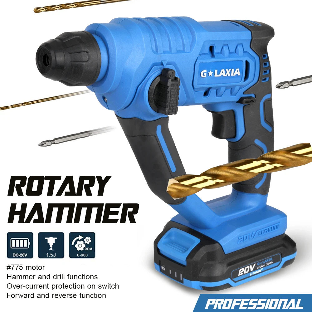 20V Cordless 16mm Rotary Hammer Drill