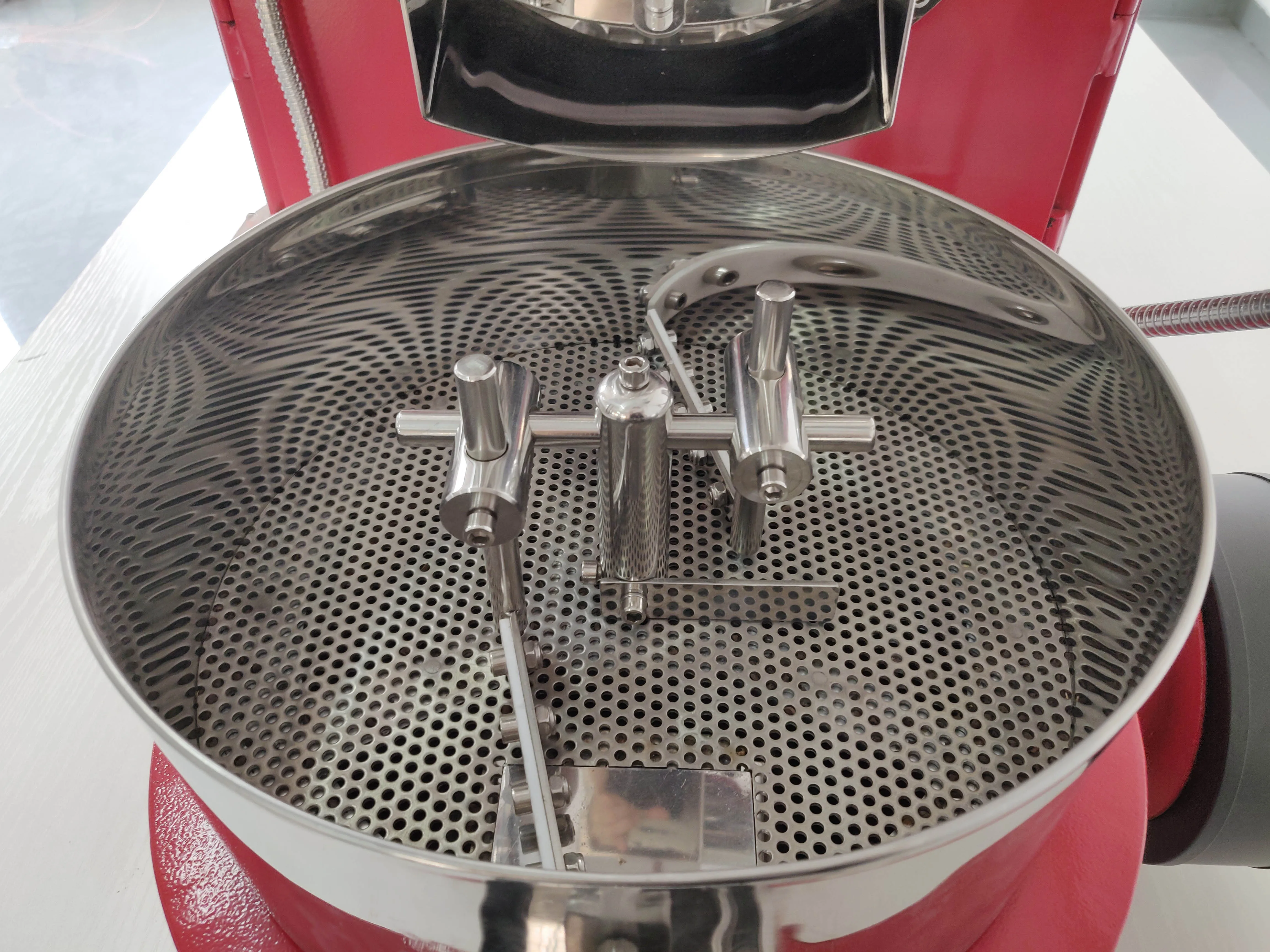 6 kg roller screen display panel roasting coffee with bread machine gas and