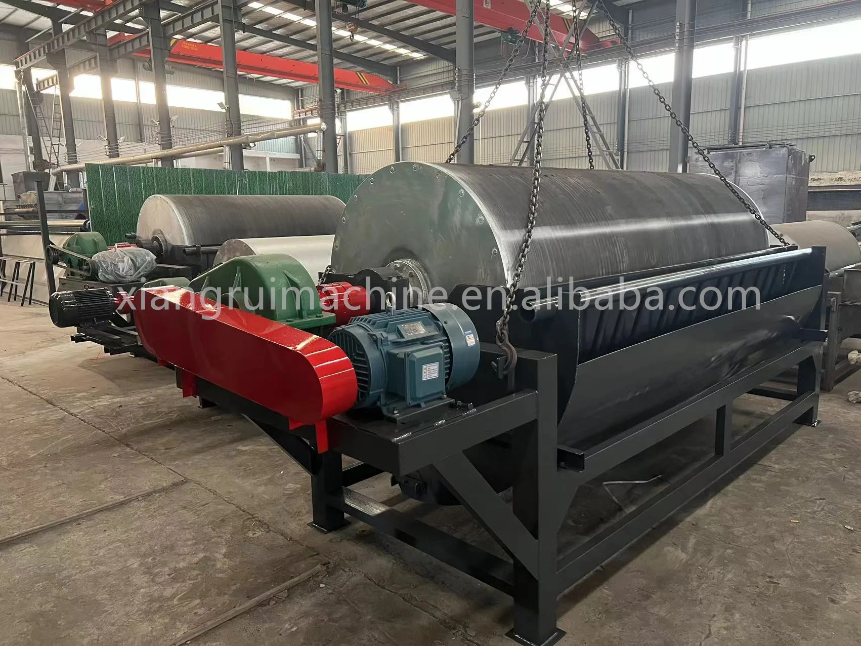 Wet Type Mineral Magnetic Separator 3 in one Iron Ore Separation Equipment for sales