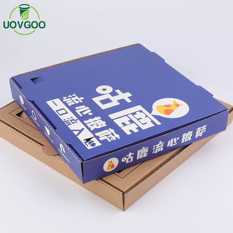 China manufacturers of pizza boxes portable box pizza carton colorful  pizza packaging boxes