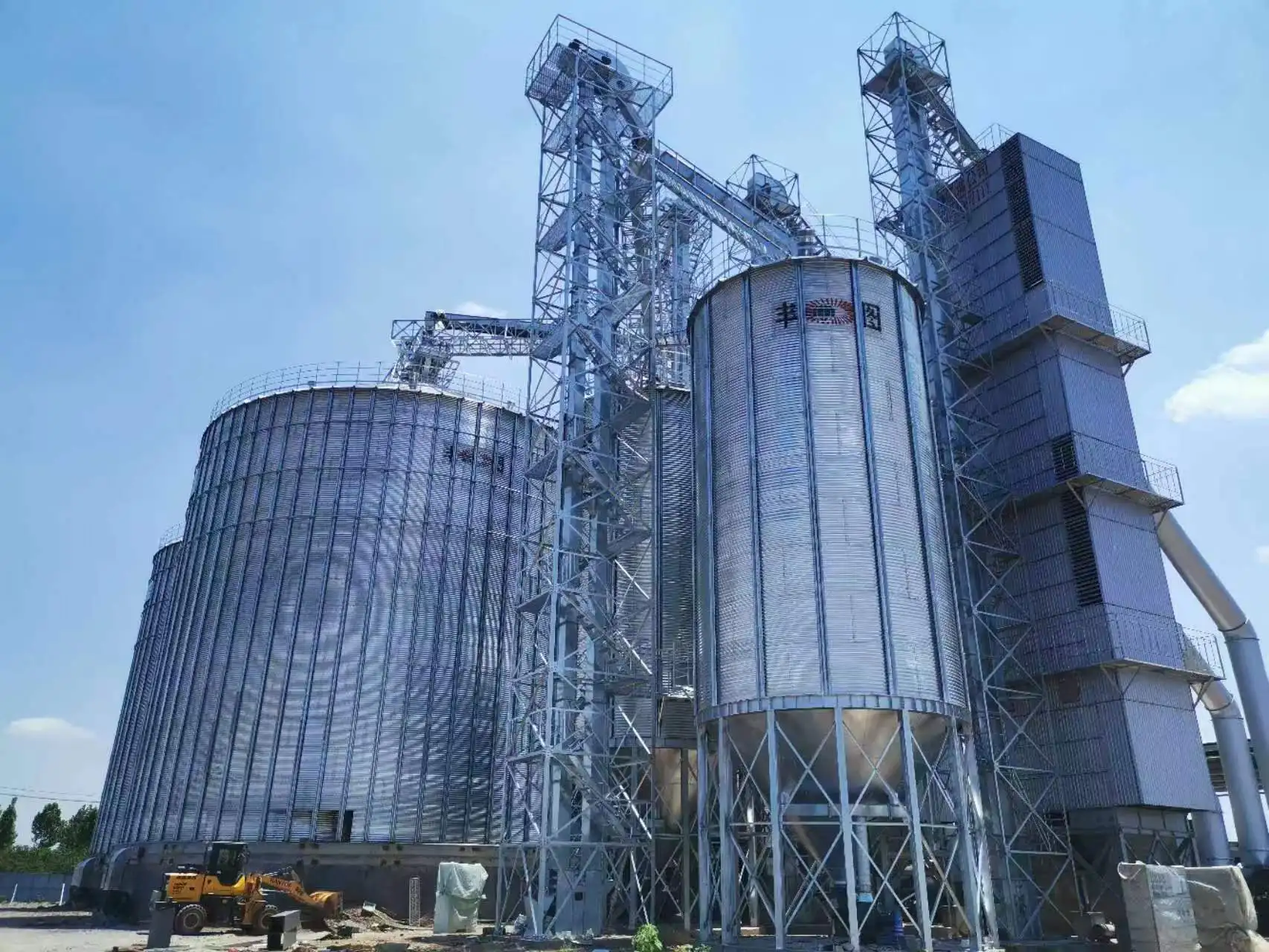 8000 Ton large capacity corn Silos for Grain Storage