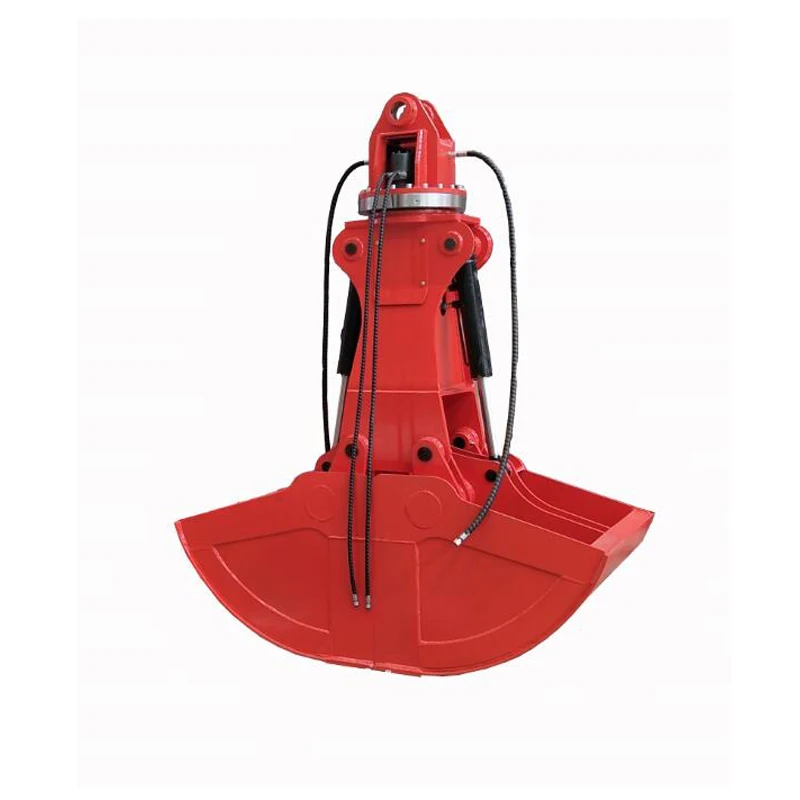 Backhoe excavator attachment excavator clam shell grab bucket