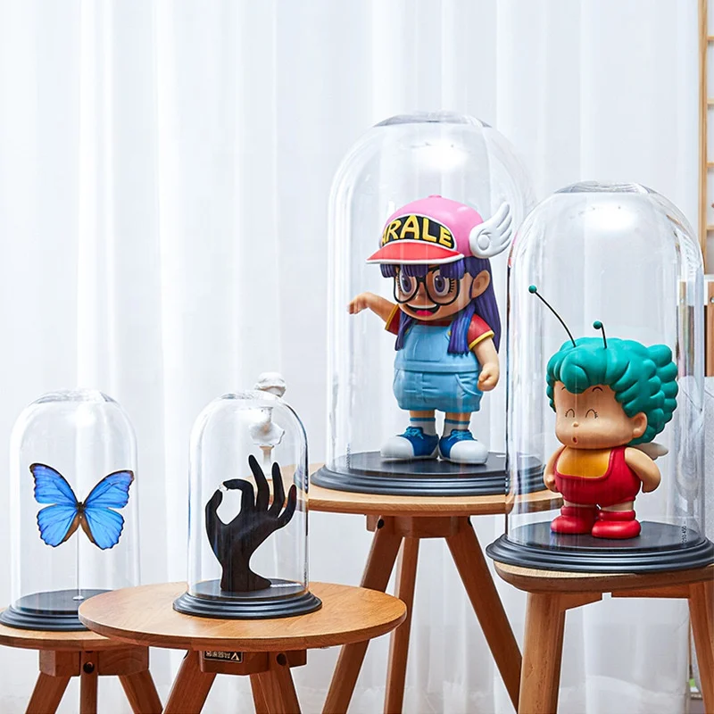 PC acrylic Transparent cover Immortal flower Hand-made jewelry Dust cover Cake model Display case