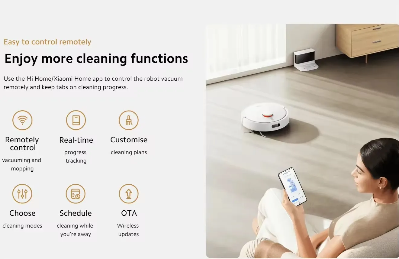 Xiao mi Robot Vacuum S20 Smart home fully automatic cleaning, sweeping, mopping and vacuuming in one