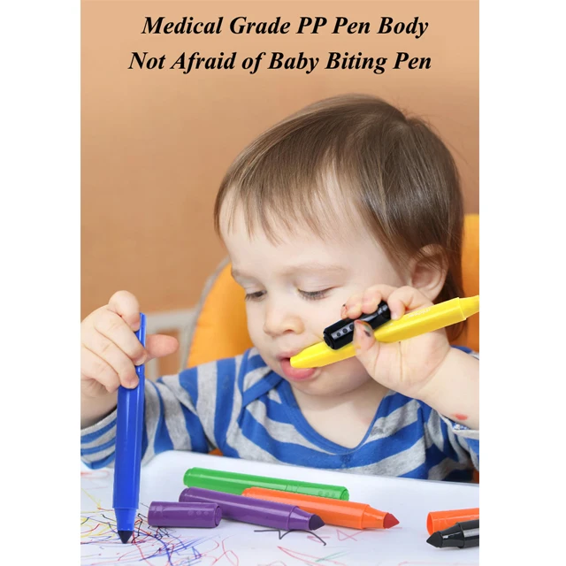 
Latest arrival Tip Brush Washable Art Supply 12PCS Colors Drawing Painting Watercolor Art Kids Gift Marker Pens 