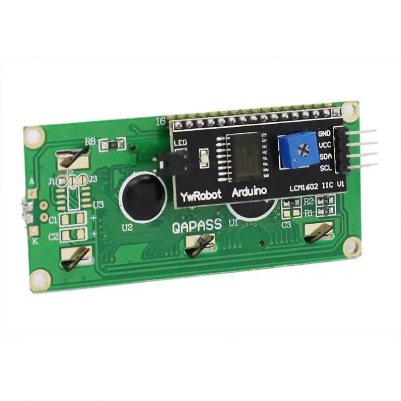 Xiaoban LCD 1602 Blue Yellow Green Gray Backlight IIC/I2C RGB Keypad Shield for ar-duino raspberry pi LCD1602