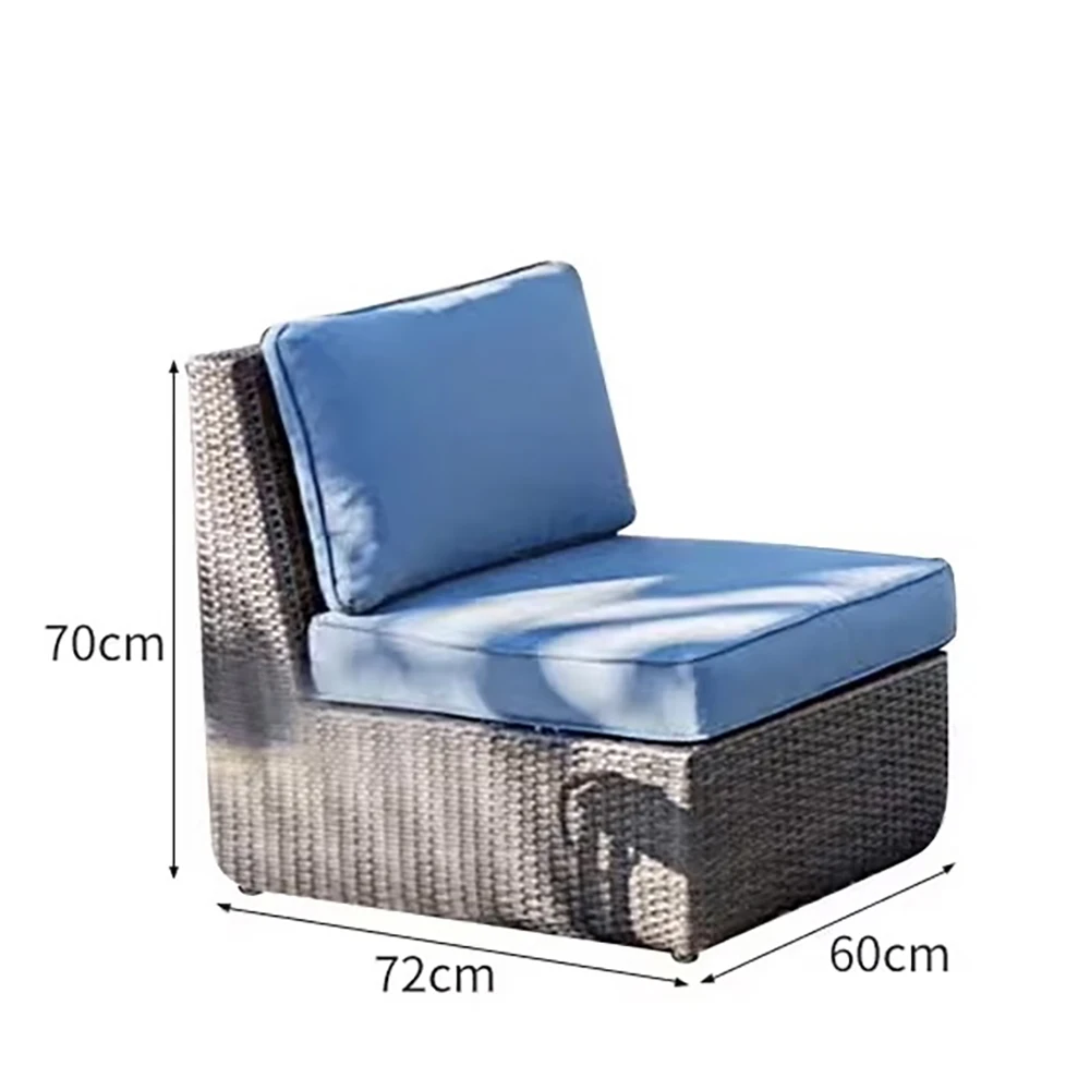 Moderno Outdoor Patio Rattan Sofa Set Versatile Furniture Dining Hotels Villas Parks Courtyards Farmhouses-for Gardens Beaches