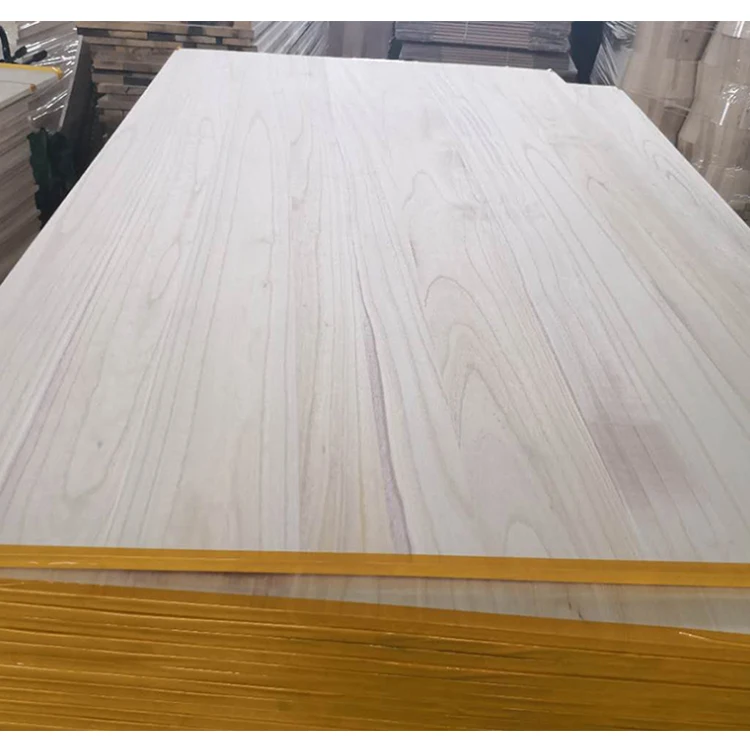 Natural furniture paulownia wooden board paulownia wood panel plate paulownia lumber for sale