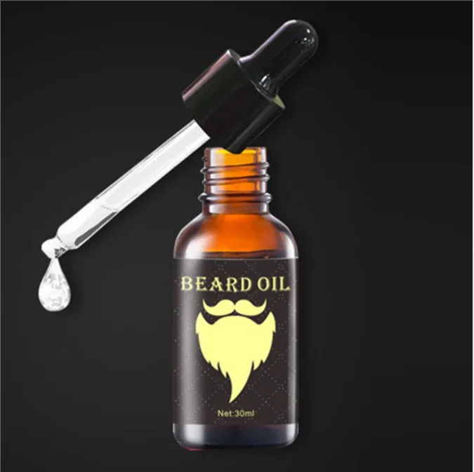 Hot Sale 100% Natural Pure Organic Beard Hair Growth Oil With Box Beard Care Products For Men
