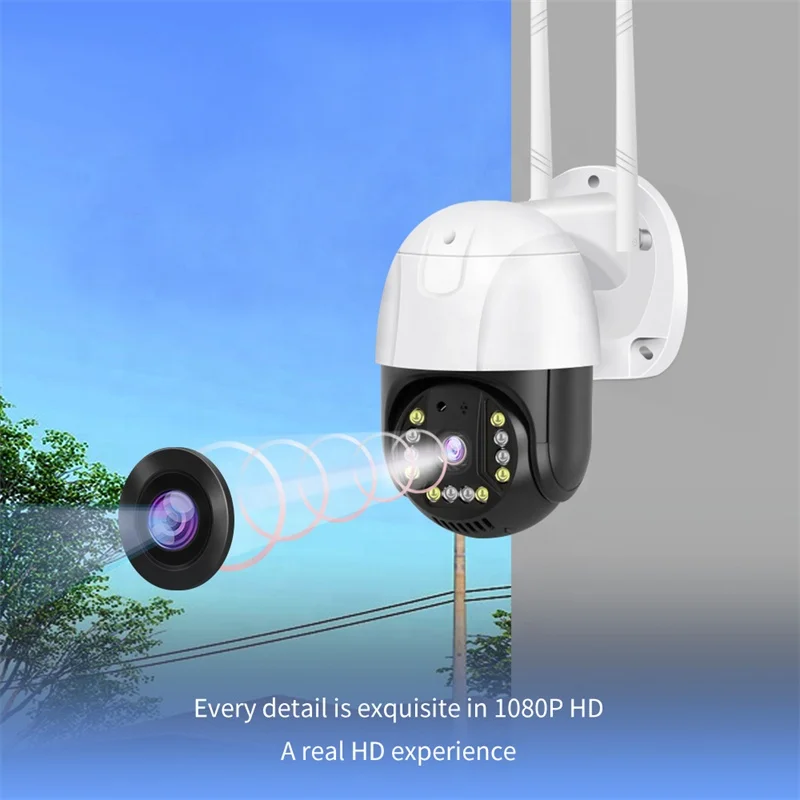 V380 Camera manufacturer Smart Mobile Cctv Night Vision 5MP 360-degree WIFI camera suitable for outdoor waterproof use