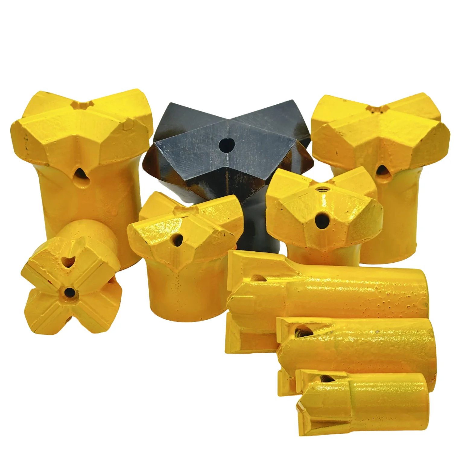 Self-Drilling Tools R32 42mm Cross Bit Anchor Rod Drill Bits Tunnel Anchoring
