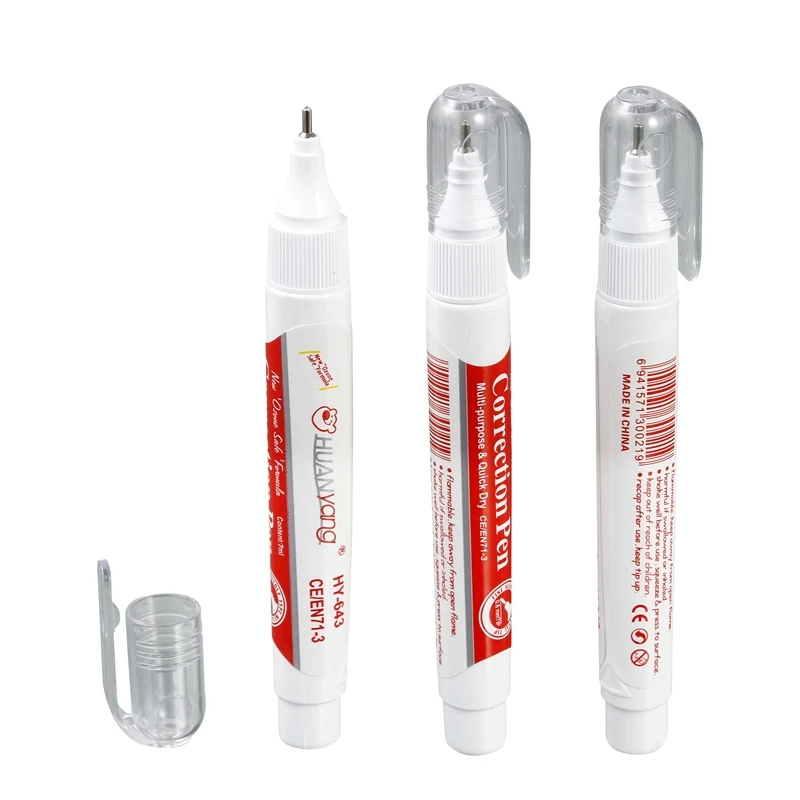 HUANyang Оптовая Хорошая цена Высокое качество корректор жидкости коррекции ручка для школьных офисов