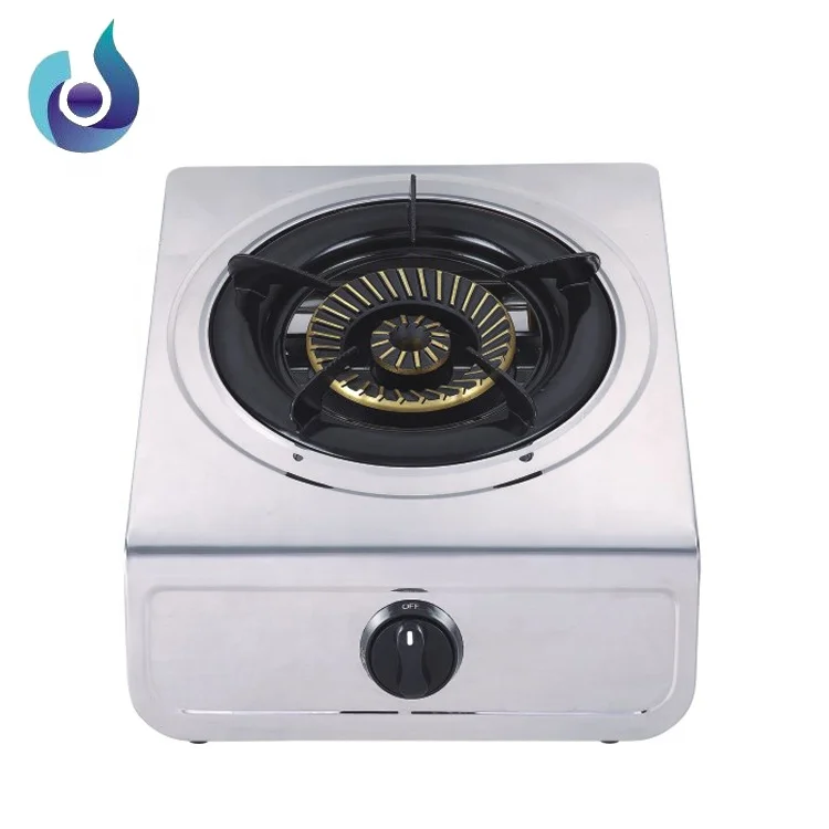 2021 Best Sell Glass Single Burner Table Top Gas Cooktop Portable Camping Stove Factory Price