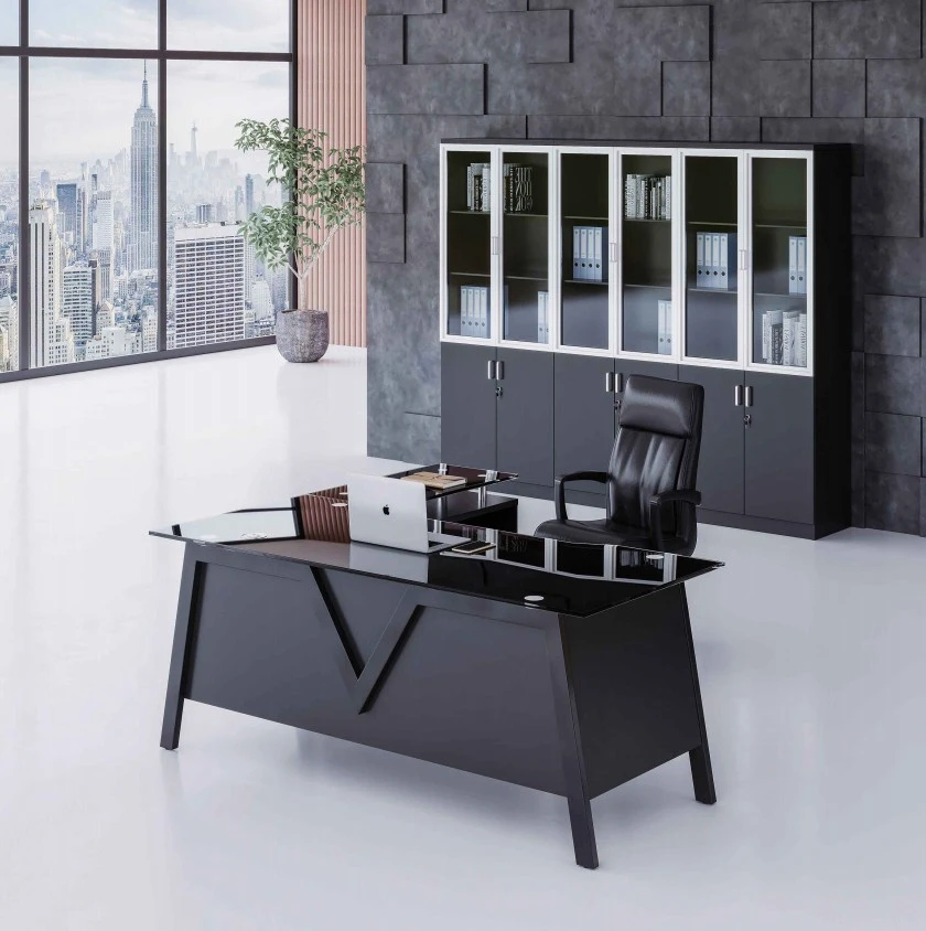 Импортное и экспортное качество, стеклянный стол руководителя, роскошное стекло для офисного стола