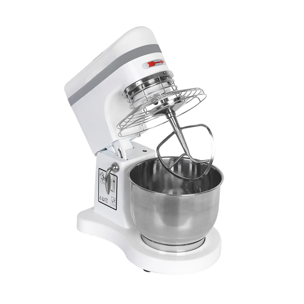 Gzkitchen Электрический 5L миксер профессиональных продуктов питания и бесступенчатое регулирование скорости коммерческих для теста крем тестомесильная машина