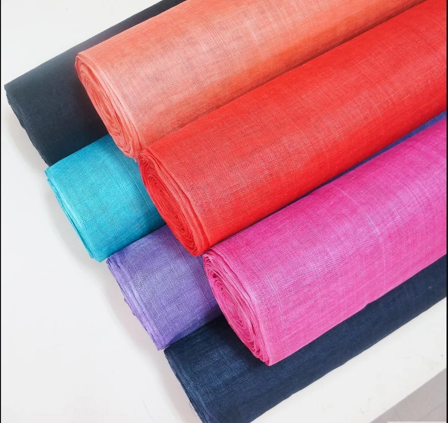 
Sinamay dyed DIY handwork bonnet headdress 17 mesh cambric mesh 90CM wide sizing 