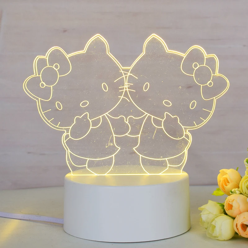 Wholesale 2023 Newest Accessories Anime Cat Kids Gifts Set for Baby Children Custom Night lamp Presents Items