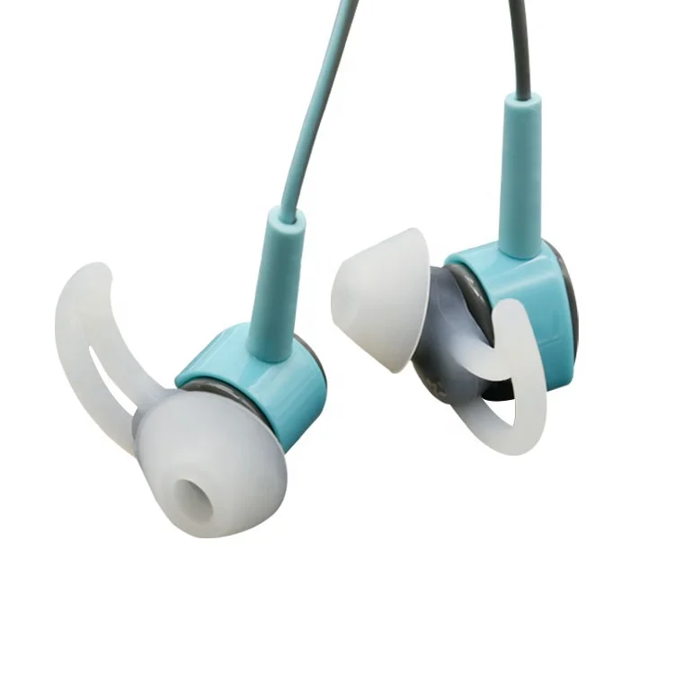 HZ-061 Silicone Replacement Double Color Anti Skid Earbud Tip Earpad Ear Hook for Earphone cover Earphone Hang